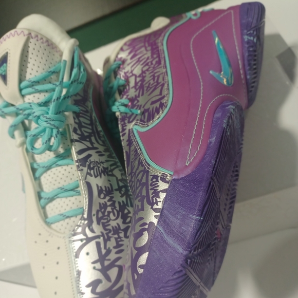 Nike Lebron XXII Basketball Men's Sneakers Soft Pearl Turquouise - Picture 10 of 12